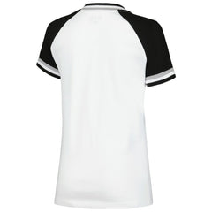 Chicago White Sox New Era Women's Jersey Double Binding Raglan V-Neck T-Shirt - White - New Era Lifestyle