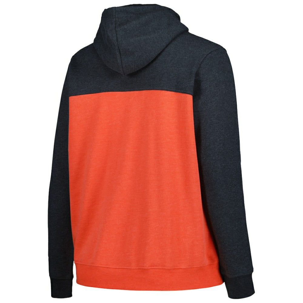 San Francisco Giants New Era Women's Plus Size Color Block Full-Zip Hoodie - Black - New Era Discount