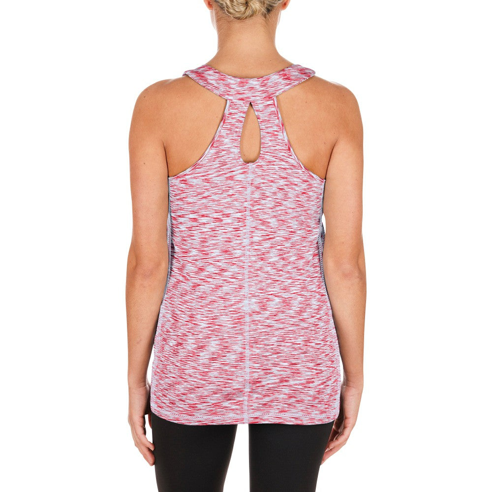 St. Louis Cardinals New Era Women's Space Dye Keyhole Back Tank Top - Red - New Era on Sale