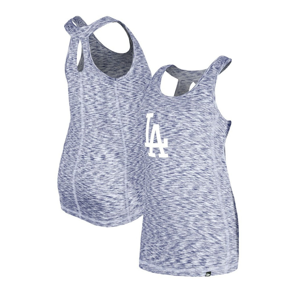 Los Angeles Dodgers New Era Women's Space Dye Keyhole Back Tank Top - Royal - New Era Online