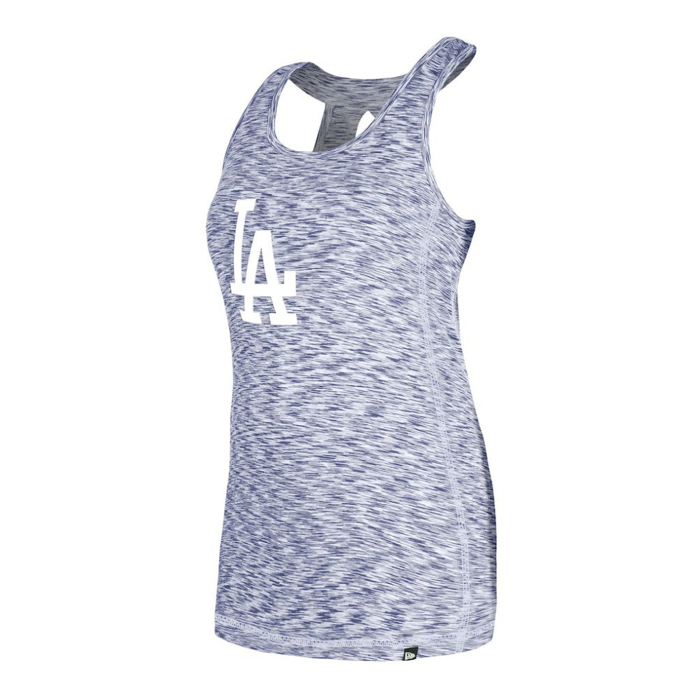 Los Angeles Dodgers New Era Women's Space Dye Keyhole Back Tank Top - Royal - New Era Online