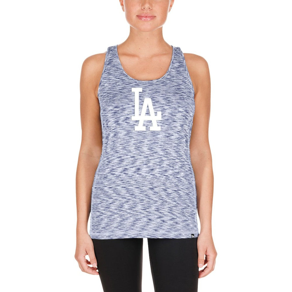 Los Angeles Dodgers New Era Women's Space Dye Keyhole Back Tank Top - Royal - New Era Online