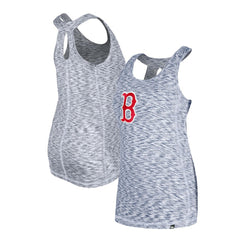 Boston Red Sox New Era Women's Space Dye Keyhole Back Tank Top - Navy - New Era Discount