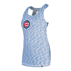 Chicago Cubs New Era Women's Space Dye Keyhole Back Tank Top - Royal - New Era Discount