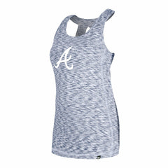Atlanta Braves New Era Women's Space Dye Keyhole Back Tank Top - Navy - New Era Discount
