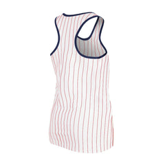 St. Louis Cardinals New Era Women's Sequin Pinstripe Racerback Tank Top - White - New Era Sale