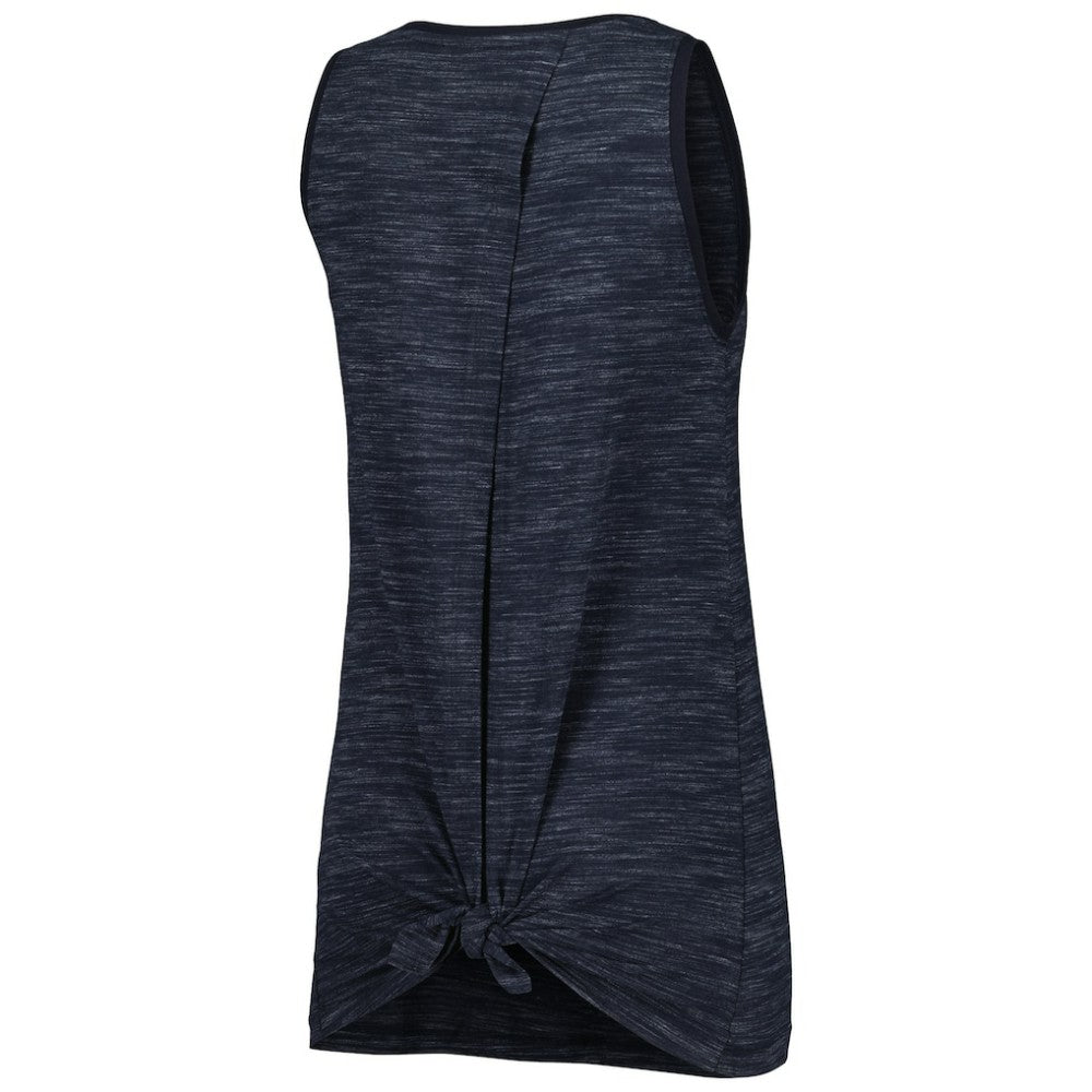 Atlanta Braves New Era Women's Space-Dye Active Tank Top - Navy - New Era Online