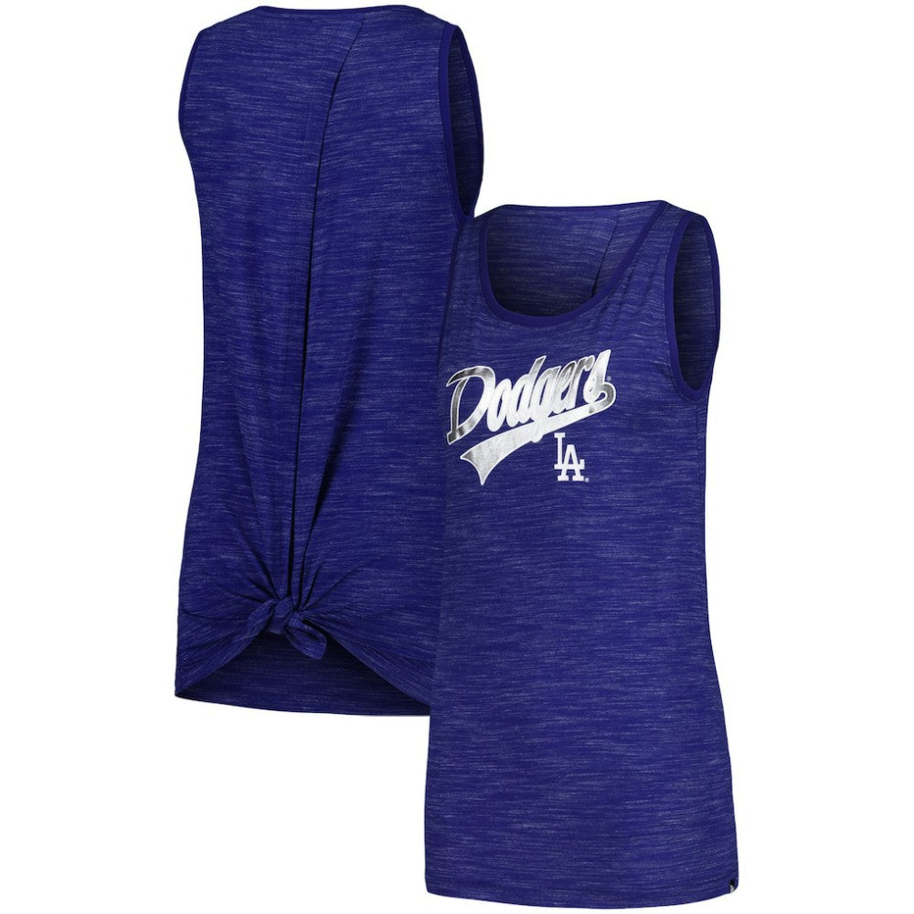 Los Angeles Dodgers New Era Women's Space-Dye Active Tank Top - Royal - New Era Sale