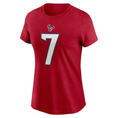 Nike C.J. Stroud Houston Texans Women's Player Name & Number T-Shirt Red