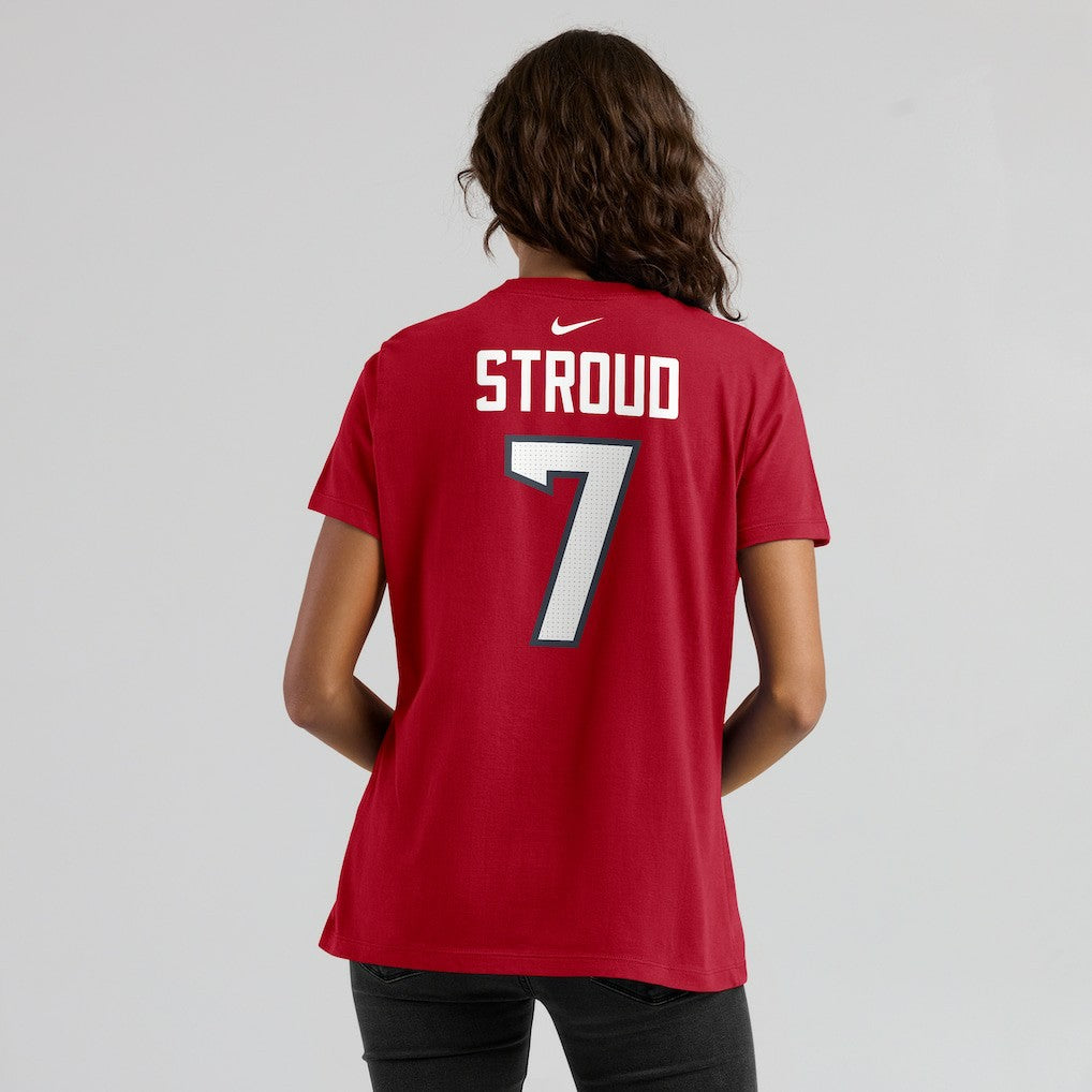 Nike C.J. Stroud Houston Texans Women's Player Name & Number T-Shirt Red