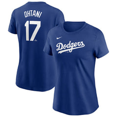 Shohei Ohtani Los Angeles Dodgers Nike Women's Cooperstown Collection Fuse Name & Number T-Shirt - Royal - Nike Lifestyle