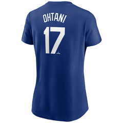 Shohei Ohtani Los Angeles Dodgers Nike Women's Cooperstown Collection Fuse Name & Number T-Shirt - Royal - Nike Lifestyle