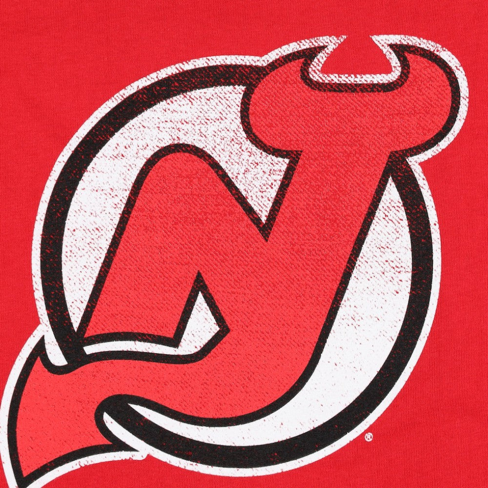 New Jersey Devils Profile Women's Plus Size Distressed Printed Name & Number Long Sleeve T-Shirt - Red - NHL 200960831