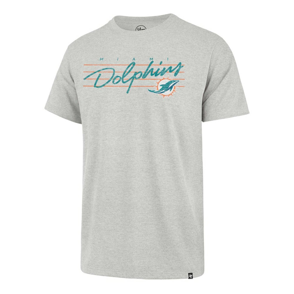 47 brand Miami Dolphins '47 Downburst Franklin T-Shirt Gray