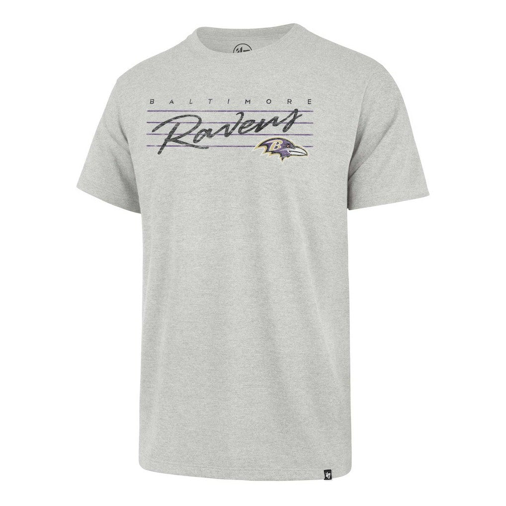 47 brand Baltimore Ravens '47 Downburst Franklin T-Shirt Gray