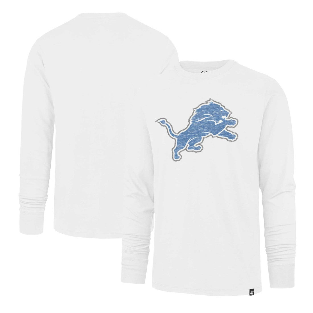 47 brand Detroit Lions '47 Premier Franklin Long Sleeve T-Shirt White
