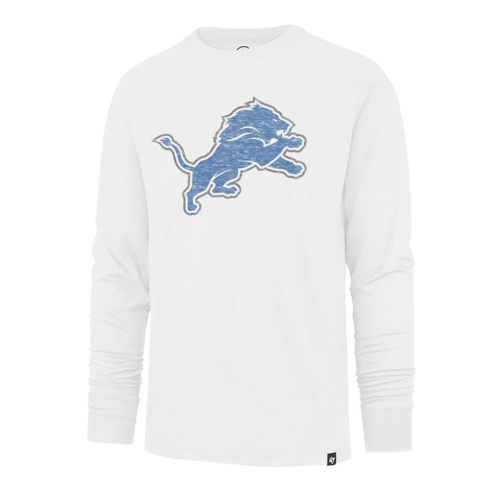47 brand Detroit Lions '47 Premier Franklin Long Sleeve T-Shirt White