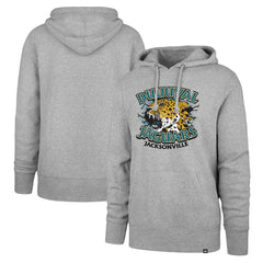 47 brand Jacksonville Jaguars '47 DUUUVAL Regional Headline Pullover Hoodie Gray