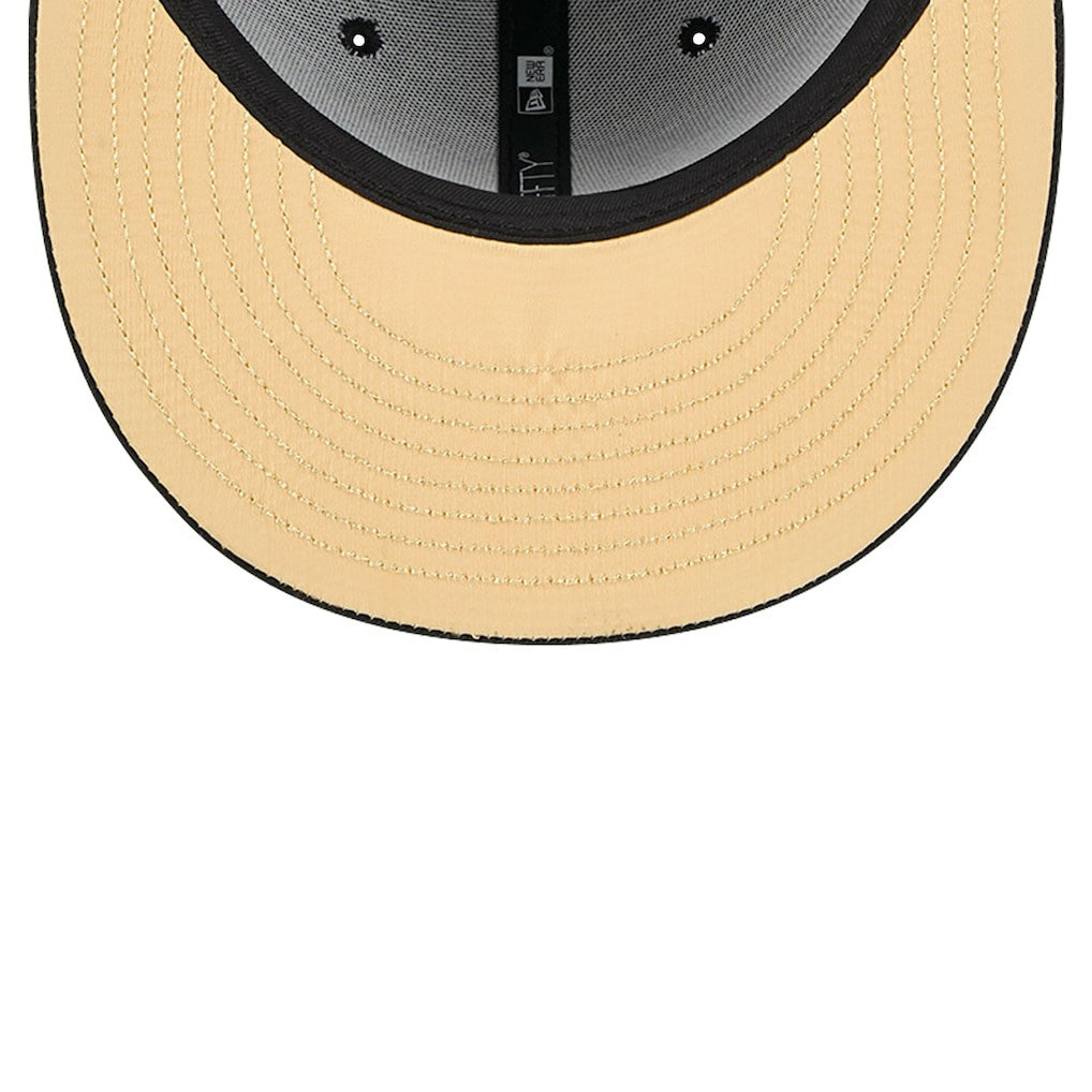 Philadelphia 76ers 59FIFTY Day Allover Print Stencil Fitted Hat Black | New Era US