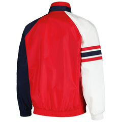 St. Louis Cardinals Starter Elite Raglan Half-Zip Jacket - Red/Navy - MLB Online