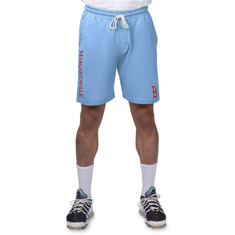 Boston Red Sox Margaritaville Peached French Terry Shorts - Light Blue - MLB Online