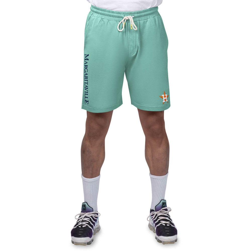 Houston Astros Margaritaville Peached French Terry Shorts - Green - MLB Online