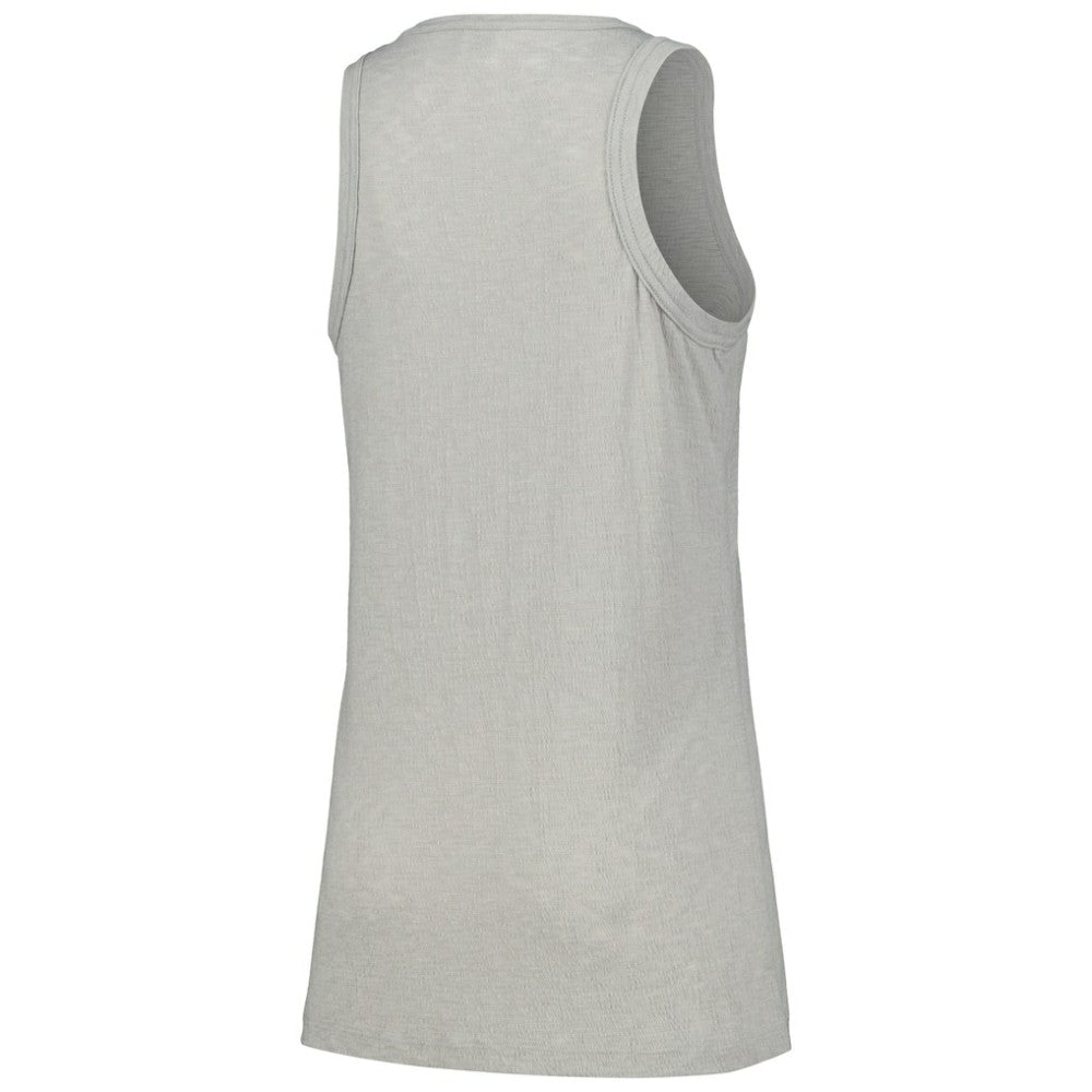 Pittsburgh Pirates Soft as a Grape Women's Gauze High Neck Tank Top - Gray - MLB Sale