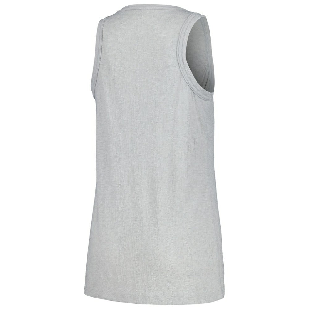 San Diego Padres Soft as a Grape Women's Gauze High Neck Tank Top - Gray - MLB Online