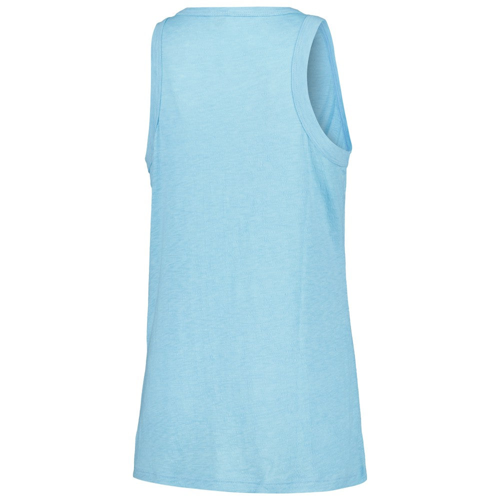 Kansas City Royals Soft as a Grape Women's Gauze High Neck Tank Top - Light Blue - MLB Sale