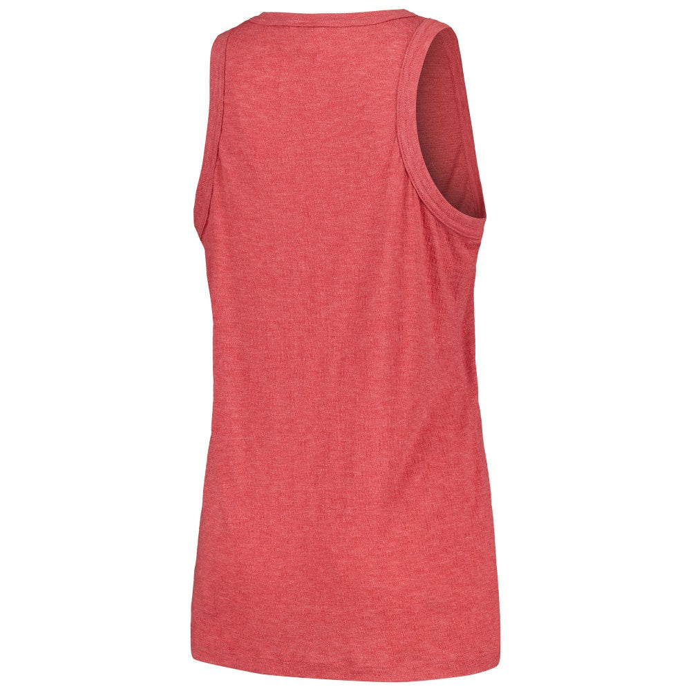 Los Angeles Angels Soft as a Grape Women's Gauze High Neck Tank Top - Red - MLB Online