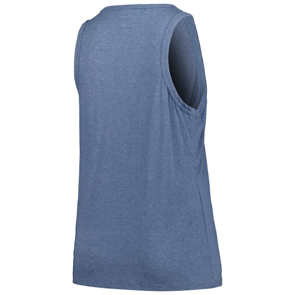 Boston Red Sox Soft as a Grape Women's Plus Size Curvy High Neck Tri-Blend Tank Top - Navy - MLB Online