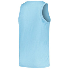 Los Angeles Dodgers Soft as a Grape Women's Plus Size Curvy High Neck Tri-Blend Tank Top - Light Blue - MLB Sale