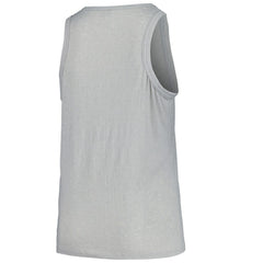 San Francisco Giants Soft as a Grape Women's Plus Size Curvy High Neck Tri-Blend Tank Top - Steel - MLB Discount