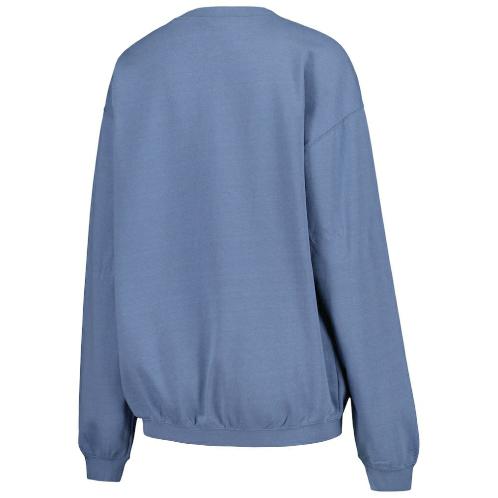 Houston Astros Soft as a Grape Women's Pigment Dye Pullover Sweatshirt - Navy - MLB on Sale