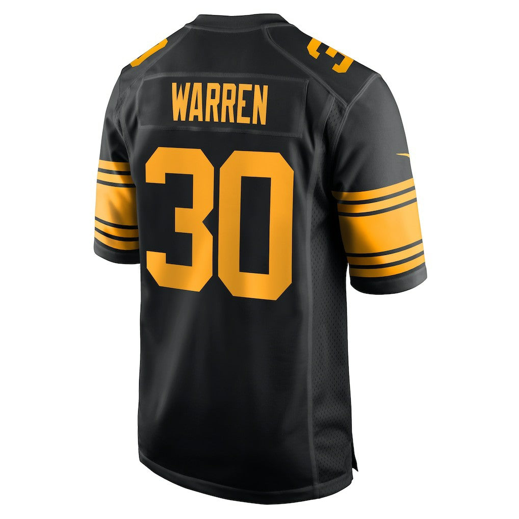 Nike Jaylen Warren Pittsburgh Steelers Alternate Game Jersey Black
