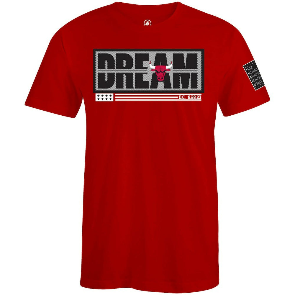 Chicago Bulls FISLL x Black History Collection Unisex T-Shirt - Red