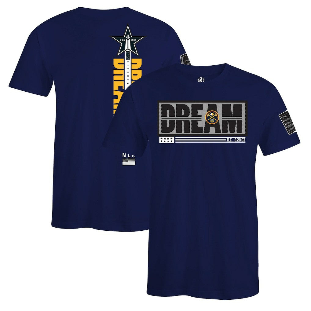 Denver Nuggets FISLL x Black History Collection Unisex T-Shirt - Blue