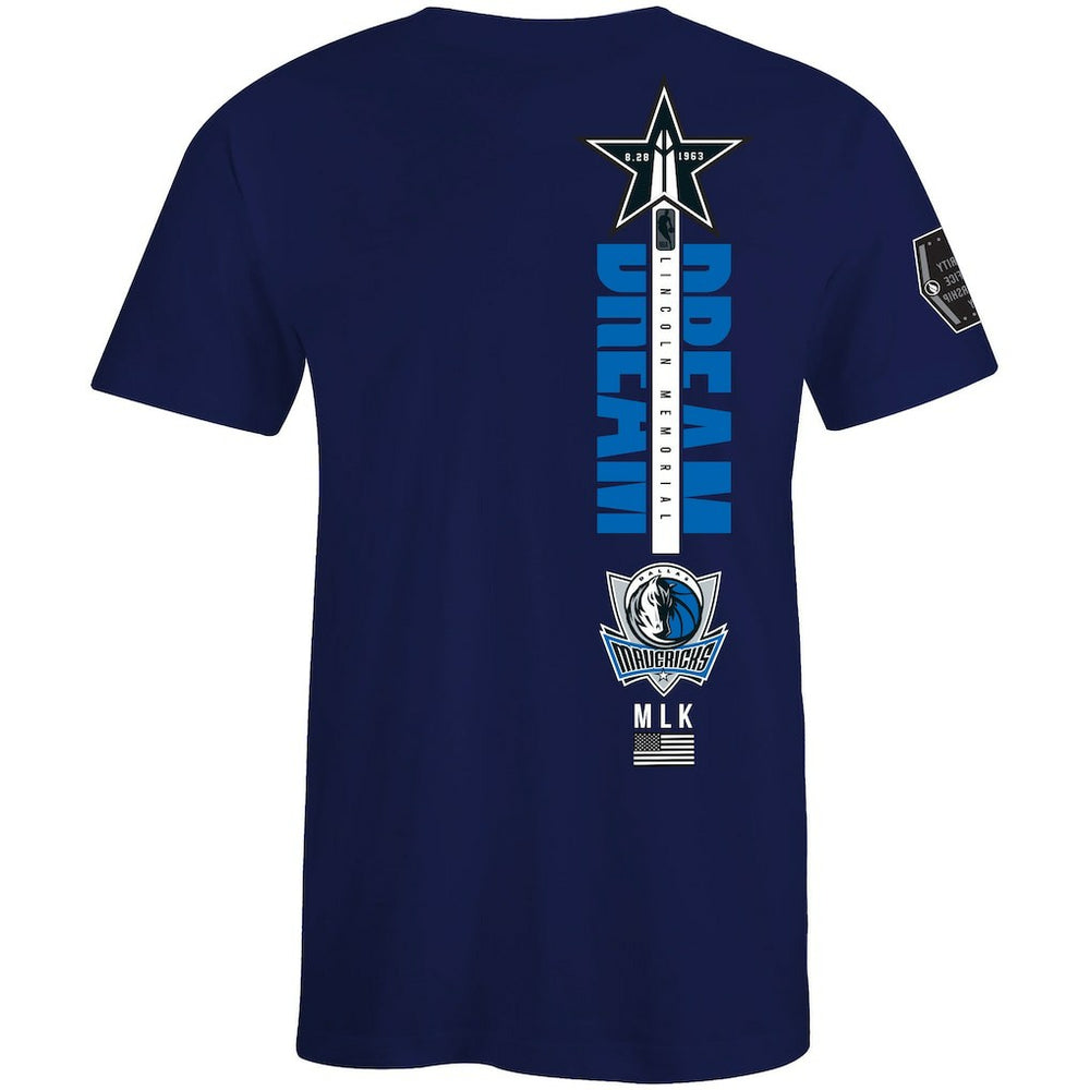 Dallas Mavericks FISLL x Black History Collection Unisex T-Shirt - Royal