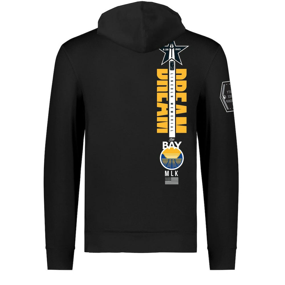 Golden State Warriors FISLL x Black History Collection Unisex Pullover Hoodie - Black