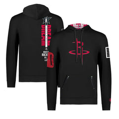 Houston Rockets FISLL x Black History Collection Unisex Pullover Hoodie - Black