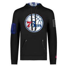 Philadelphia 76ers FISLL x Black History Collection Unisex Pullover Hoodie - Black