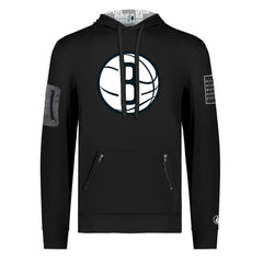 Brooklyn Nets FISLL x Black History Collection Unisex Pullover Hoodie - Black