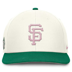 San Francisco Giants Nike Sail Pro Performance Snapback Hat - Cream/Green - Nike on Sale