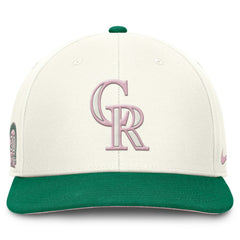 Colorado Rockies Nike Sail Pro Performance Snapback Hat - Cream/Green - Nike Discount