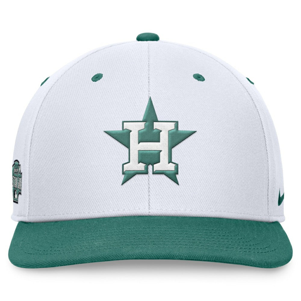 Houston Astros Nike Bicoastal Two-Tone Pro Performance Snapback Hat - White/Green - Nike Sale