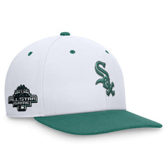 Chicago White Sox Nike Bicoastal Two-Tone Pro Performance Snapback Hat - White/Green - Nike on Sale