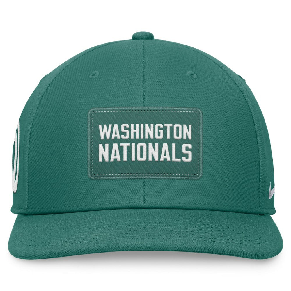 Washington Nationals Nike Bicoastal Pro Performance Snapback Hat - Green - Nike Discount