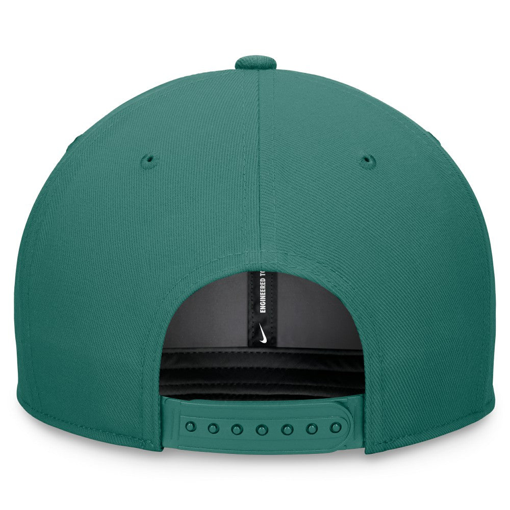 Cleveland Guardians Nike Bicoastal Pro Performance Snapback Hat - Green - Nike on Sale