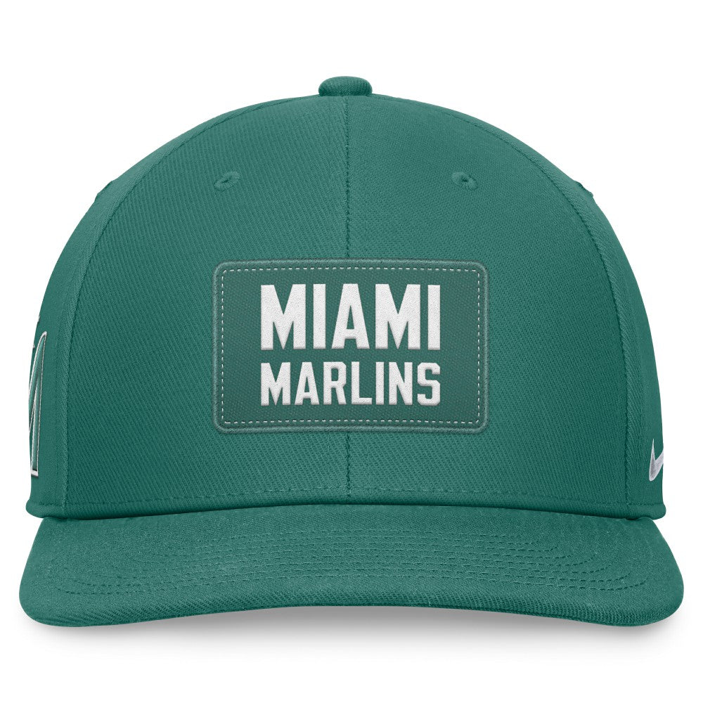 Miami Marlins Nike Bicoastal Pro Performance Snapback Hat - Green - Nike Online