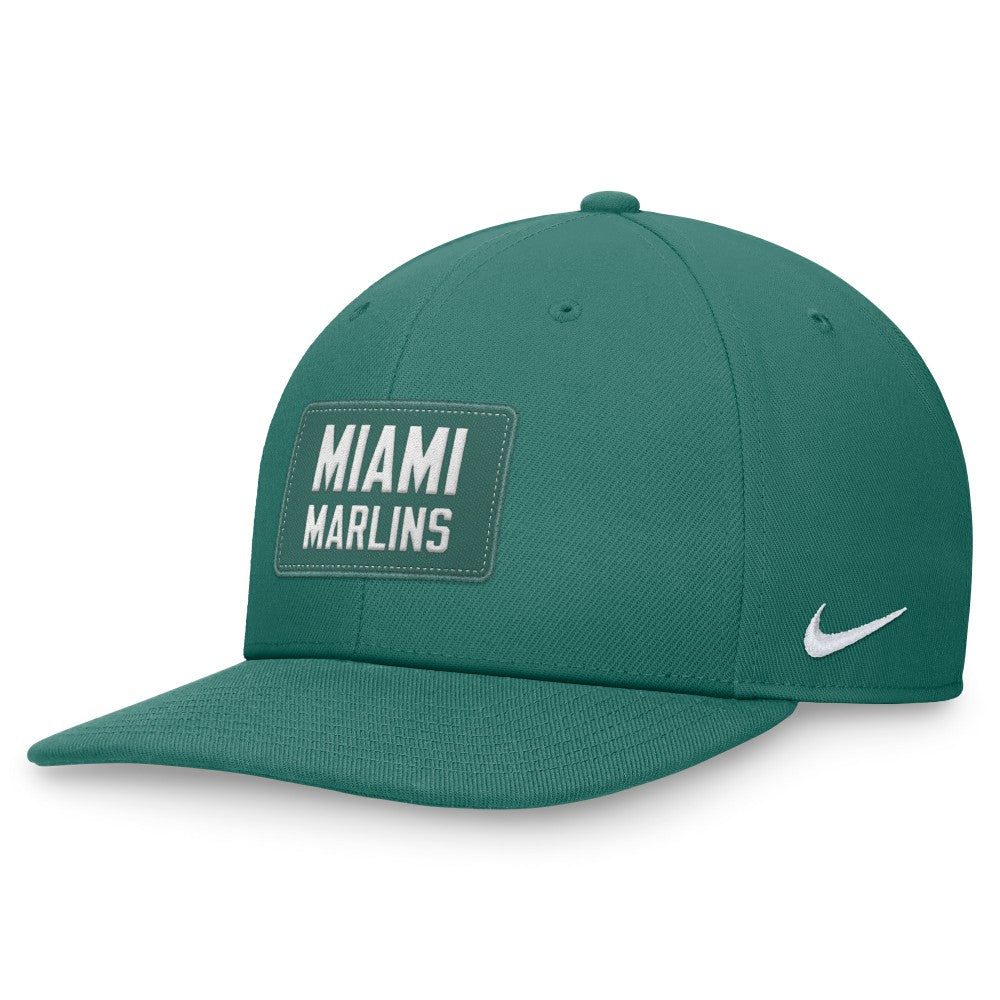 Miami Marlins Nike Bicoastal Pro Performance Snapback Hat - Green - Nike Online